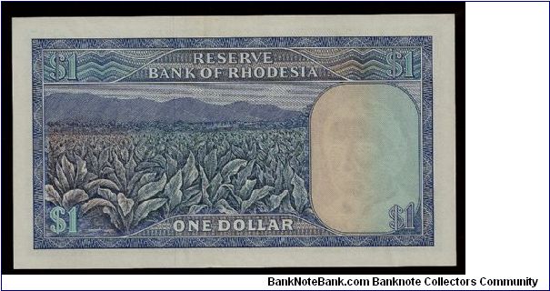 Banknote from Rhodesia year 1976