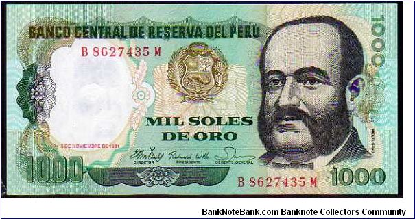 1000 Soles de Oro__
Pk 122 a__

05-11-1981
 Banknote
