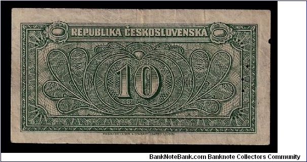 Banknote from Czech Republic year 1945