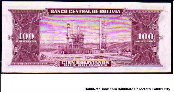 Banknote from Bolivia year 1945