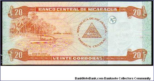 Banknote from Nicaragua year 2002