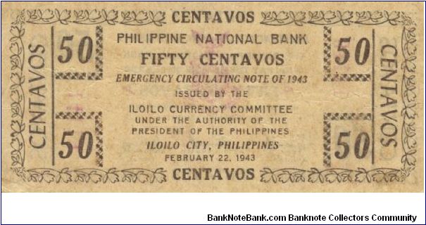 Banknote from Philippines year 1943