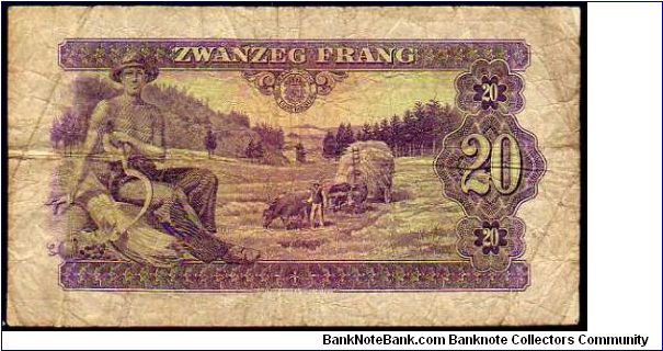 Banknote from Luxembourg year 1943