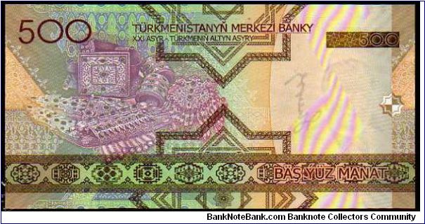 Banknote from Turkmenistan year 2005