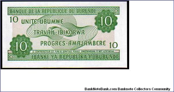 Banknote from Burundi year 2005