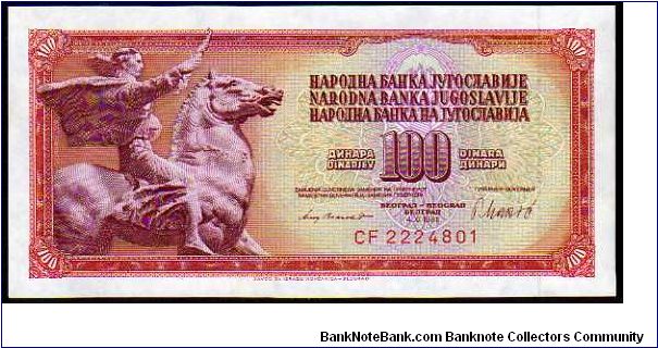 100 Dinara__
Pk 90 Banknote