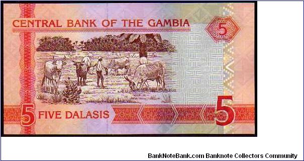 Banknote from Gambia year 2006