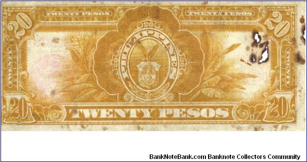 Banknote from Philippines year 1931