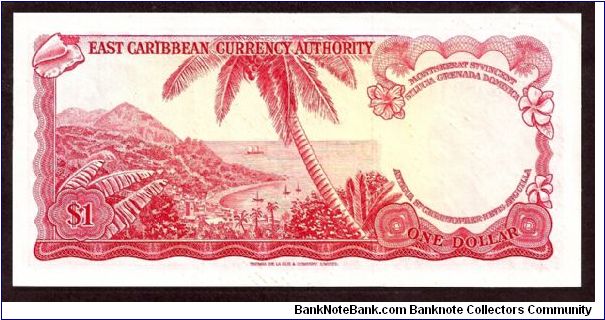 Banknote from Antigua and Barbuda year 1965