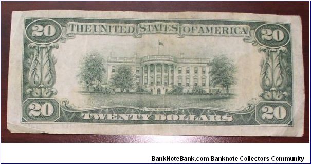 Banknote from USA year 1934