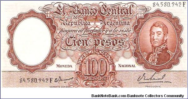 Argentina, 100 pesos, 1935. Banknote