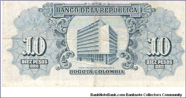 Banknote from Colombia year 1953