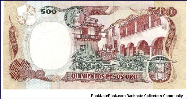 Banknote from Colombia year 1989