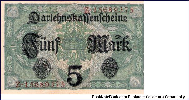 Banknote from Germany year 1917