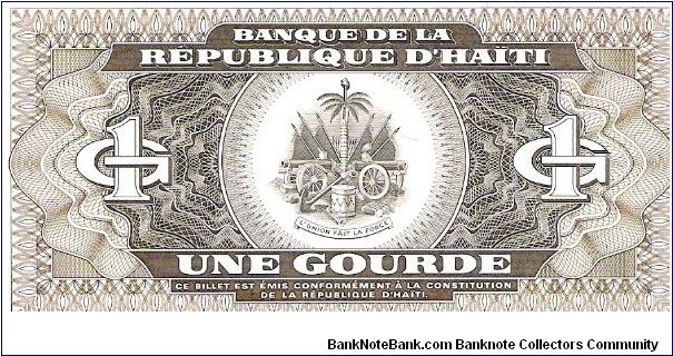 Banknote from Haiti year 1992