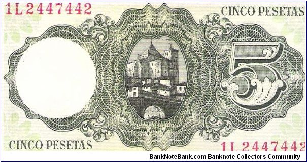 Banknote from Spain year 1951