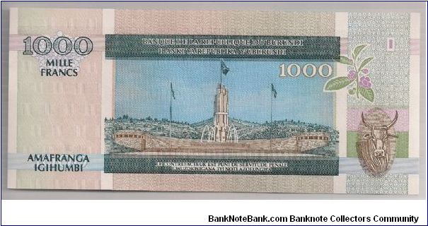 Banknote from Burundi year 2006