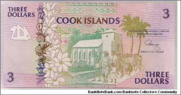 Banknote from Cook Islands year 1992