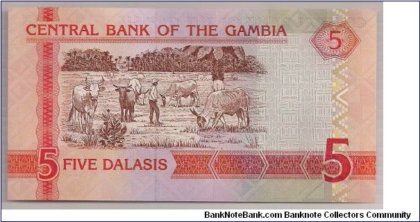 Banknote from Gambia year 2006