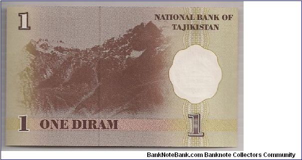 Banknote from Tajikistan year 1999