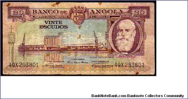 20 Escudos__
Pk 87__

15.08.1956
 Banknote
