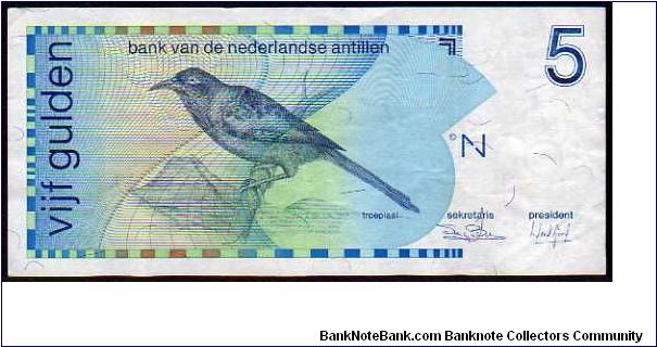 5 Gulden__
Pk 22 a__

31-03-1986
 Banknote