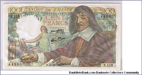 FRANCE 100 FRANCS Banknote