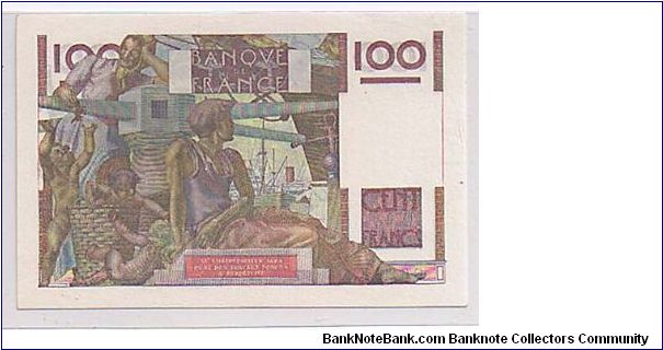 Banknote from France year 1945