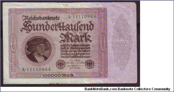 100000 mark Banknote