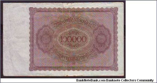 Banknote from Germany year 1923