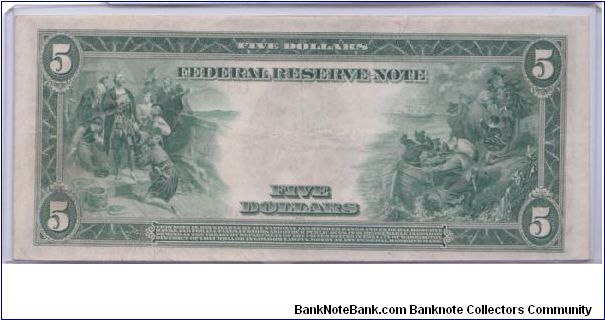 Banknote from USA year 1914