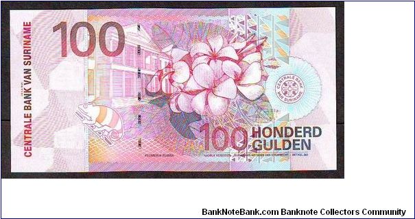 Banknote from Suriname year 2000