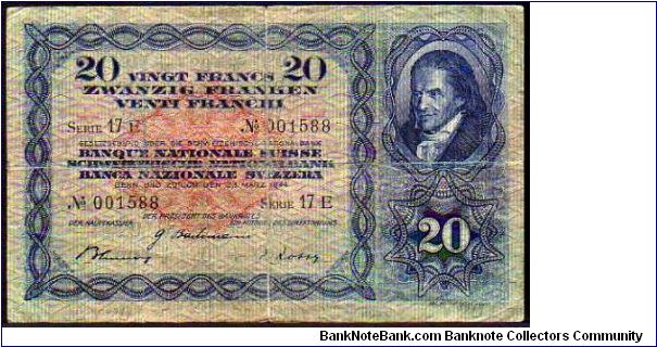 20 Francs__
Pk 39__

23-03-1944
 Banknote