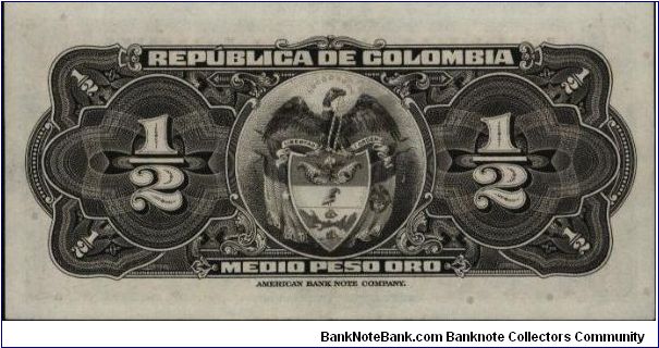 Banknote from Colombia year 1953