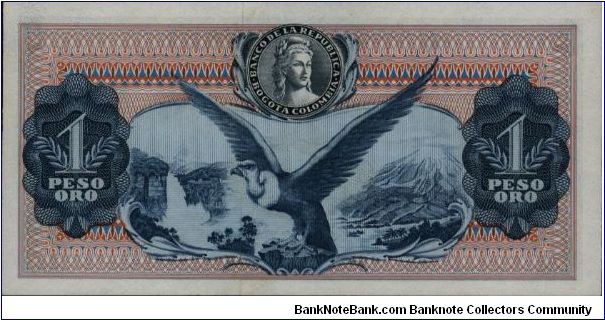 Banknote from Colombia year 1963