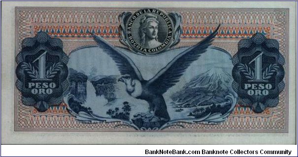 Banknote from Colombia year 1967