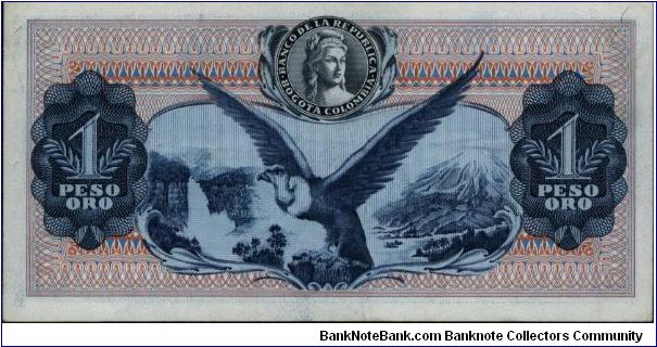 Banknote from Colombia year 1974