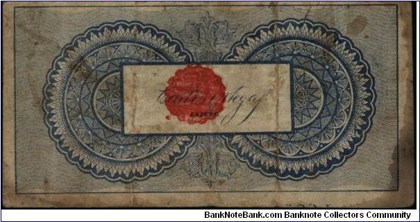 Banknote from Colombia year 1899