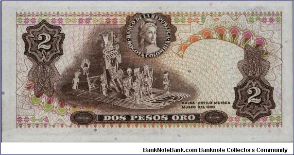 Banknote from Colombia year 1973