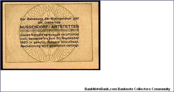 Banknote from Austria year 1920