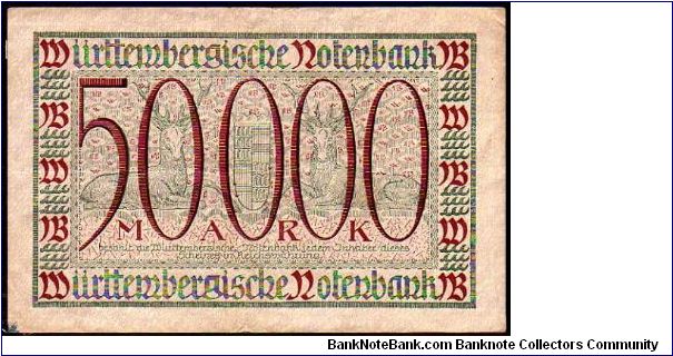 Banknote from Germany year 1923