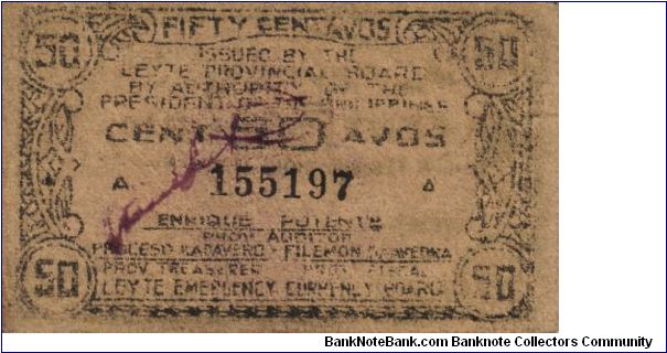 Banknote from Philippines year 1943