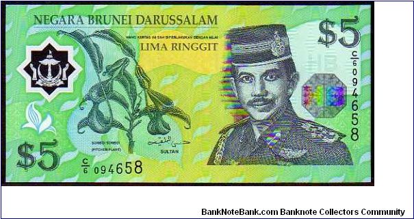 5 Ringgit__

Pk 23__

Polymer
 Banknote