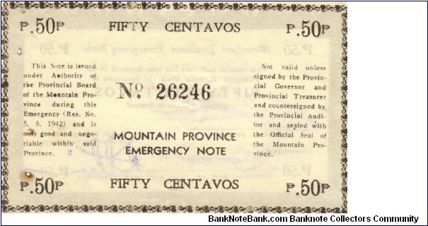 Banknote from Philippines year 1942