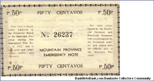Banknote from Philippines year 1942