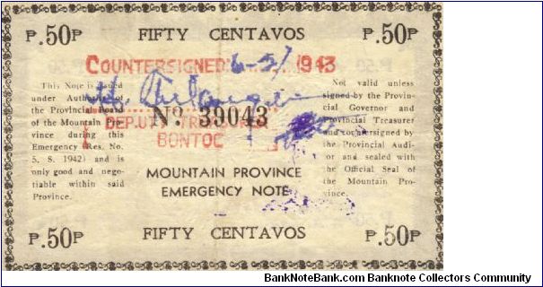 Banknote from Philippines year 1942