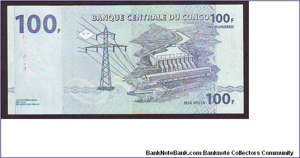 Banknote from Congo year 2000