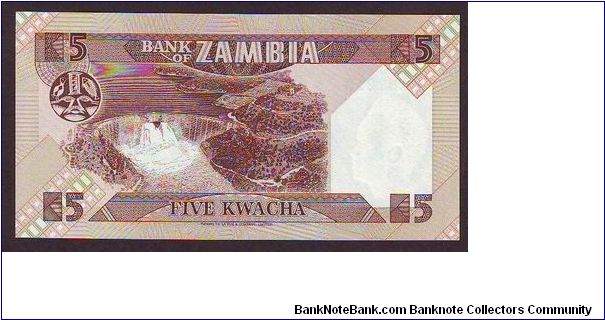 Banknote from Zambia year 1980