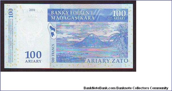 Banknote from Madagascar year 2004