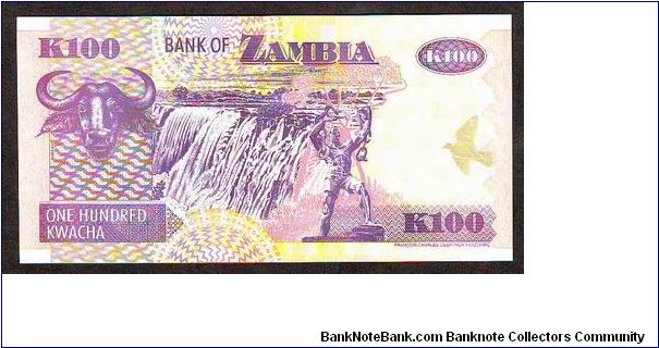 Banknote from Zambia year 2006